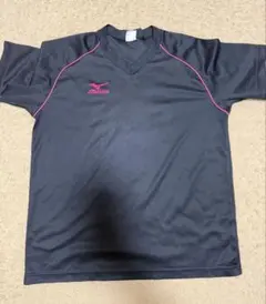 Mizuno Vネックシャツ ダークグレー