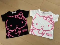 ハローキティ 半袖 Tシャツ 80cm 2枚セット 双子