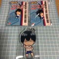 弱虫ペダル　箱学　荒北靖友　アクキー  フィギュアストラップ　セット