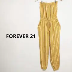 FOREVER 21 ベアトップオールインワン イエロー おしゃれ 【XS】