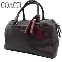 【保存袋付き】COACH ミニボストンバッグ レガシー ヘイリー サッチェル