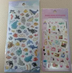 少しぷっくり　可愛いシールセット