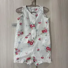 ベビーギャップ カバーオール 花柄 12-18month