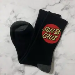 サンタクルーズ SANTA CRUZ メンズソックス 靴下 新品 黒 男性用