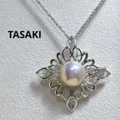 タサキ 田崎2way ネックレス マベパール ブローチ シルバー