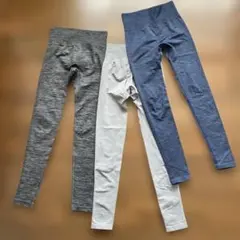 UNIQLO レディース ヒートテック　レギンス　スポーツ用　 3点セット