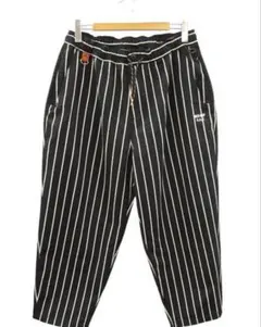 美品F.A.T. THREEKAP ストライプ ワイドパンツ