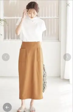 ROPÉ PICNICタイトスカート スリット入り