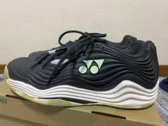 YONEX テニスシューズ ブラック/グリーン