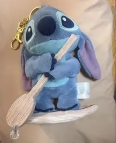 ディズニーストア　スティッチ　ぬいぐるみキーホルダー