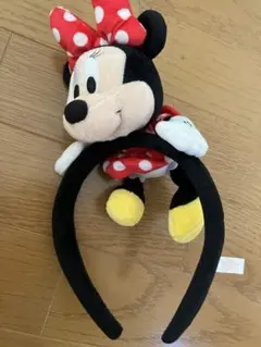 ディズニー　カチューシャ　ミニー　ぬいぐるみ