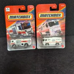 MATCHBOX 消防車 2台セット