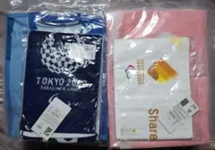 TOKYO 2020 公式シャツタオルセット 青 ピンク TOKYO 2020 公式シャツタオルセット 青 ピンク - メルカリ