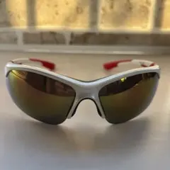 【新品・未使用】最終値下げ　FILA スポーツサングラス ホワイト/レッド