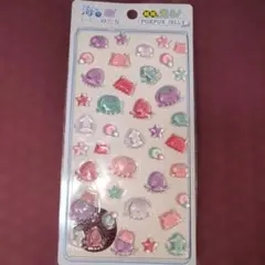 ぷくぷくジェリーシール 海のいきものたち 暗闇で光るシール