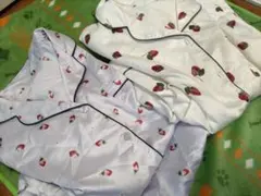 GU いちご柄 パジャマ 上下セット ルームウェアセットのサムネイル