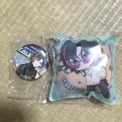 にじさんじ☆くら寿司 魁星 2点セット クッションチャーム 缶バッジ