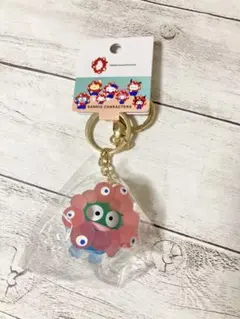 万博　サンリオ　ミャクミャクなりきりキーホルダー　ハンギョドンクリア