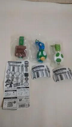 スーパーマリオ・ウォッチコレクション　スーパーマリオ カプセルトイ 3個セット