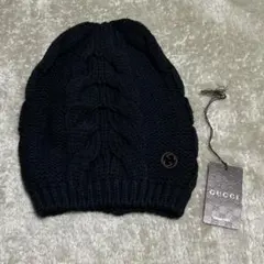 YU☆　GUCCI　ニット帽　ウール　ケーブルニット　インターロッキング 2025年最新】GUCCI メンズ ニット帽・ビーニーの人気アイテム