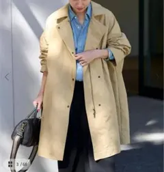 フレームワーク☆FRAMEWORK☆撥水ポンチョトレンチコート