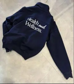 美品 Sporty & Rich スポーティアンドリッチ-ハーフジップトレーナー