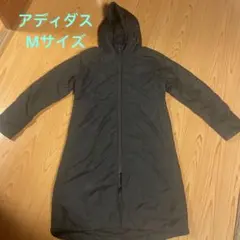 adidas フード付きロングコート Mサイズ 黒