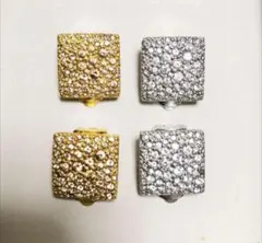 【Dior】イヤリング ゴールド&シルバー