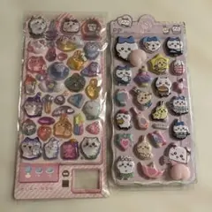 訳あり☆ちいかわボンボンドロップandお尻ぷにぷにシール2シートセット