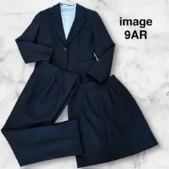 美品 imageネイビービジネススーツ ジャケット・パンツ・スカートセットアップ