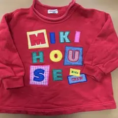 MIKIHOUSE 赤 トレーナー 95