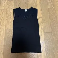 黒　レース付　タンクトップのサムネイル
