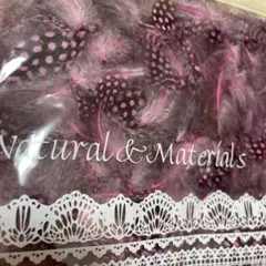 LOVE&PEACE ワイン色羽毛 6g