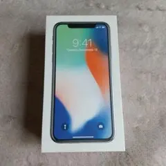 iPhoneX256GBシルバーの空箱のみになります