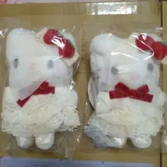 新品未開封　ハローキティ ショートケーキシリーズバッグチャームマスコットチャーム