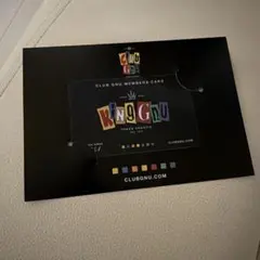【非売品】King Gnu CLUB GNU 会員証 キングヌー