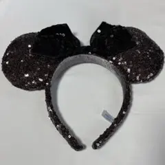 【最終価格】【匿名配送】黒いミッキーマウス耳カチューシャ