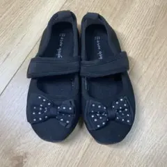 キッズ　フォーマルシューズ　冠婚葬祭　バレエシューズ　18cm