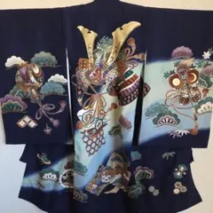 No43. 正絹　男の子お祝い着物　産着　七五三