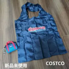 【元新品未開封】COSTCO　保冷バッグ型キーホルダーポーチ付　エコバッグのサムネイル