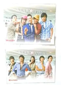 K-POPアイドル BIGBANG ビックバンサイン入りポストカード 2枚