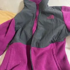 ノースフェイス デナリジャケット フリース ピンク×グレー