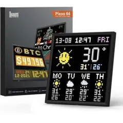 新品　Divoom Pixoo 64 置き時計