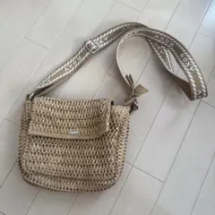 ROXY ショルダーバッグ かごバッグ