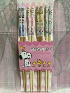 スヌーピー　お箸　４膳セット　SNOOPY ピンク　おはし