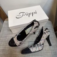 Pippi ツイードハイヒールパンプスのサムネイル