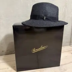 タグ付き新品】Borsalino（ボルサリーノ）ハット ブラッ - メルカリ