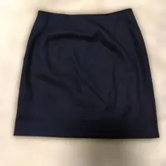 クイーンズコートブラック黒 タイトミニスカート サイズ2毛混