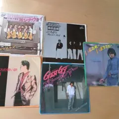 1980年代シングルレコード 5枚セットまとめ売り