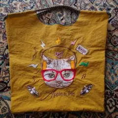 刺繍トートバッグ　Mサイズ　新品・未使用